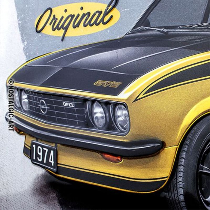 Blechschild Opel Manta gross 2